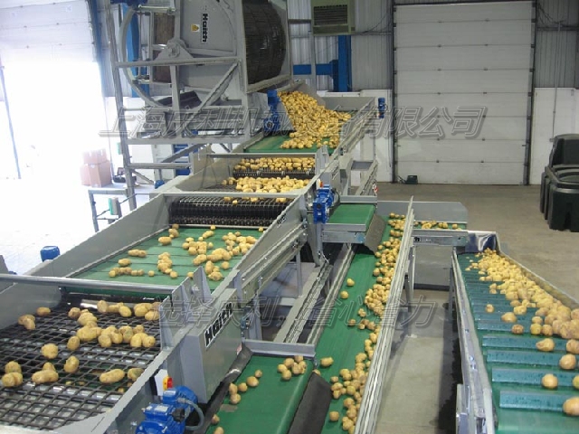 上海庆利机械设备公司为食品加工生产线,食品厂分拣流水线